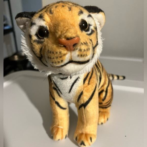 TIGER Stuffed Animals Plush Wild Animal Plush 7-8 inch - Picture 1 of 8